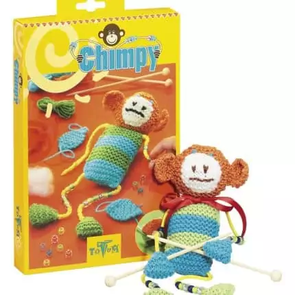 Set de Tricotat Forme Maimuța Chimpy-0