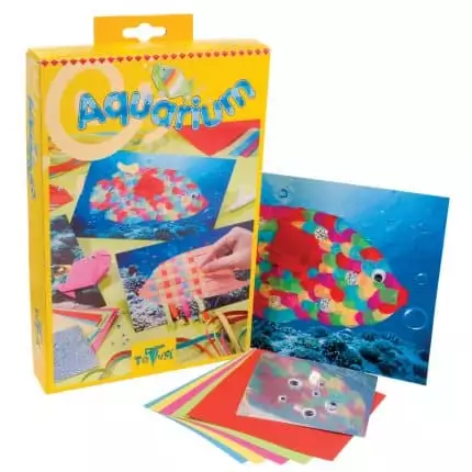 Set Creație din Hârtie cu Tema Marină - Aquarium-0