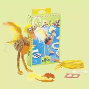 Set Creație - Figurină Ștruț din Fire de Impletit - Fun Bird-0