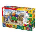 Puzzle Basme - Color Me - 24 Piese - 5-0