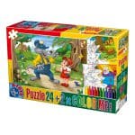 Puzzle Basme - Color Me - 24 Piese - 6-0