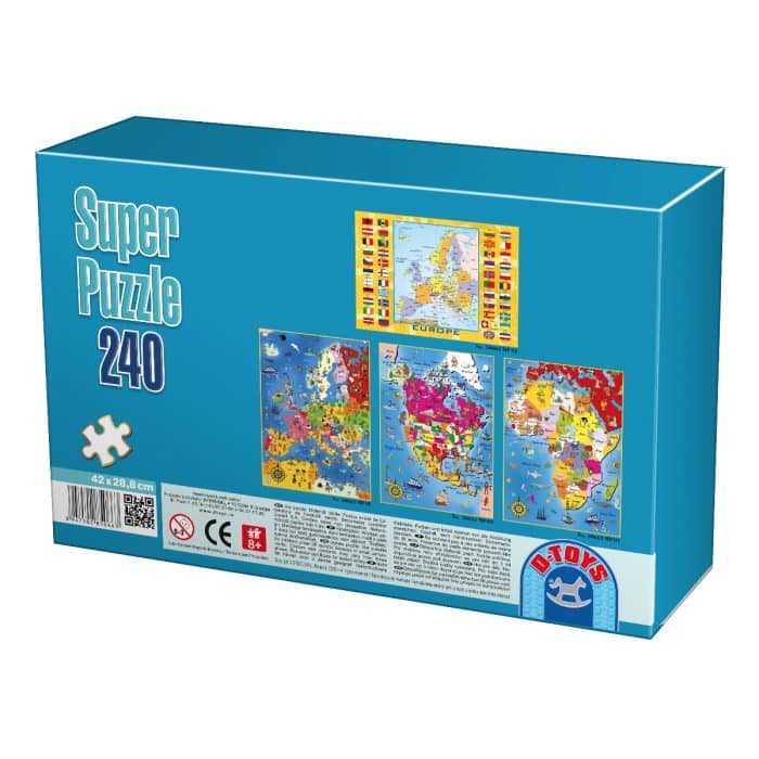 Super Puzzle - Hărți - 240 Piese - 1-25234