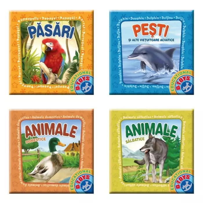 Set 4 Cărți Pliante - Animale-0