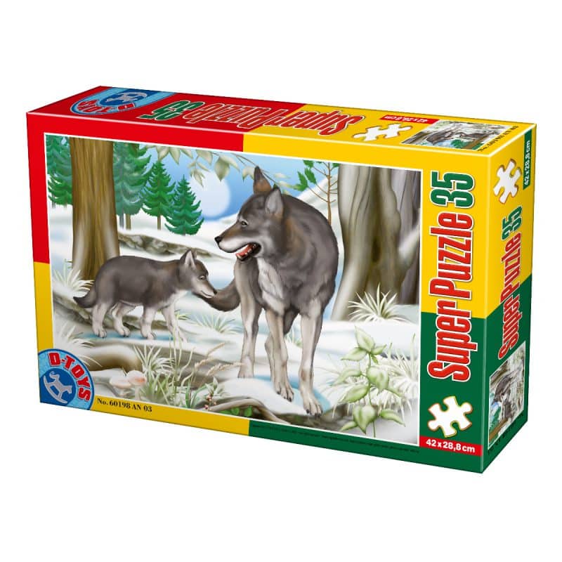 Super Puzzle - Animale - 35 Piese - 3-0