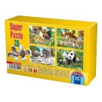 Super Puzzle - Animale - 35 Piese - 3-25048