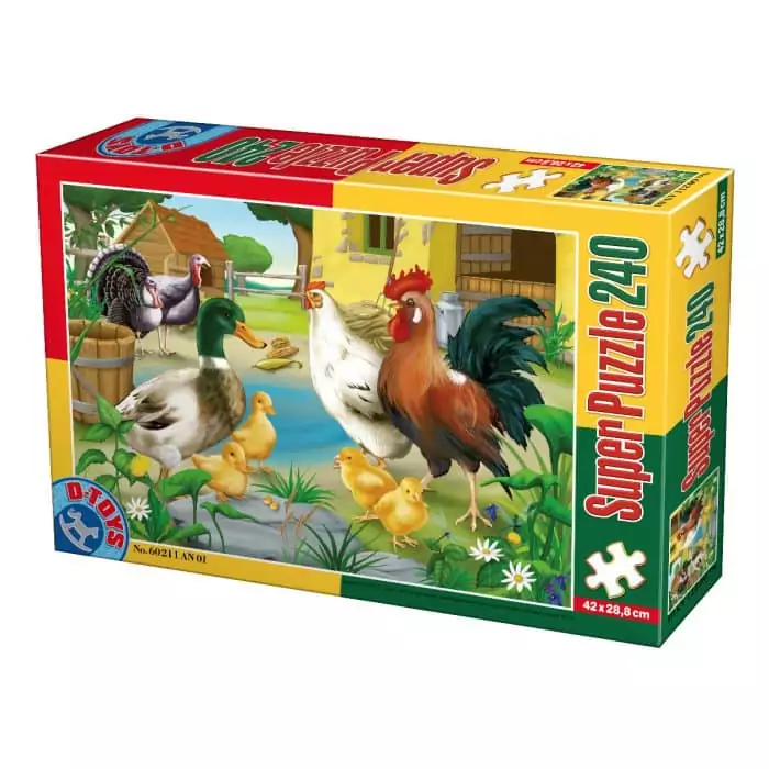 Super Puzzle - Animale - 240 Piese - 1-0