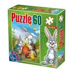 Mini Puzzle - Paște - 60 Piese - 2-0