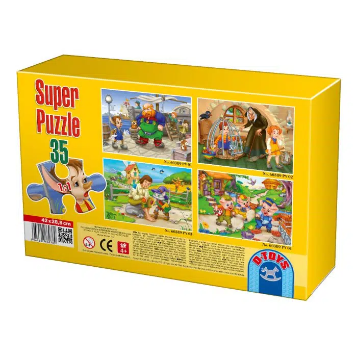 Super Puzzle copii 35 piese - Basme - Hansel și Gretel-25040