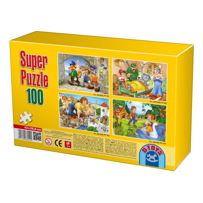 Super Puzzle - Basme - 100 Piese - 1-25204