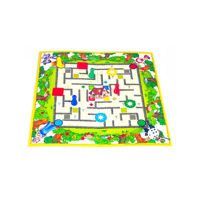 Joc 2 în 1 - Joc Labirintul cu Scufița Roșie și Joc Peripetii cu Pinocchio-22614