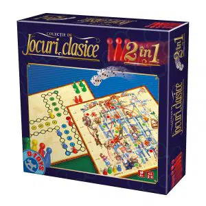 Joc 2 în 1 Clasic - Joc Ludo și Joc Sus-Jos-0