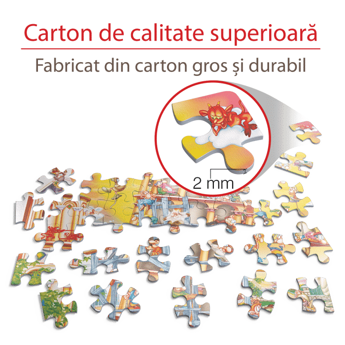 Puzzle adulți 1000 piese Cartoon Collection - Turnul din Pisa -34578