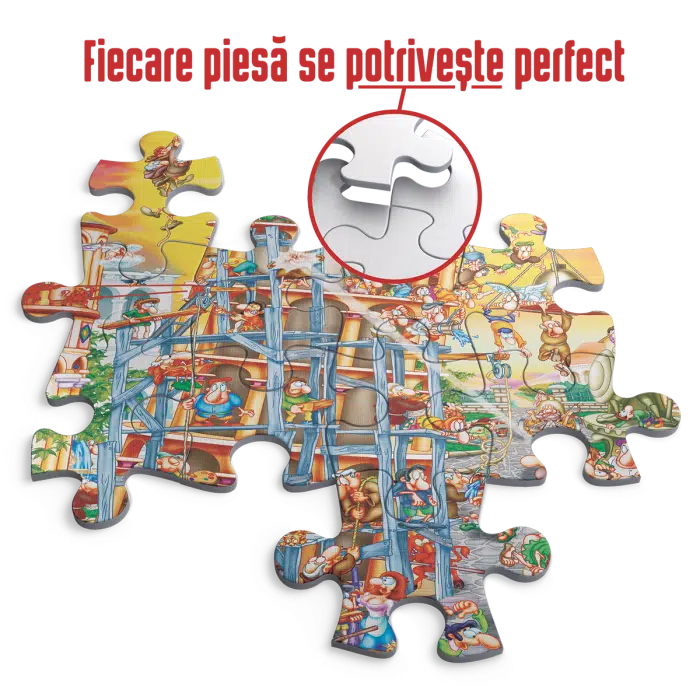 Puzzle adulți 1000 piese Cartoon Collection - Turnul din Pisa -34579