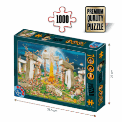 Puzzle adulți 1000 piese Cartoon Collection - Stonehenge-0