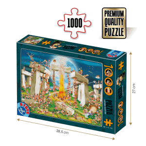Puzzle adulți 1000 piese Cartoon Collection - Stonehenge-0