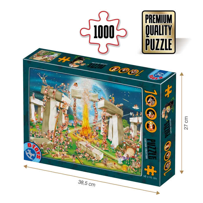 Puzzle adulți 1000 piese Cartoon Collection - Stonehenge-0