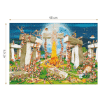 Puzzle adulți 1000 piese Cartoon Collection - Stonehenge-34586