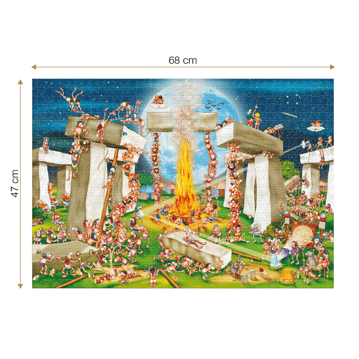 Puzzle adulți 1000 piese Cartoon Collection - Stonehenge-34586