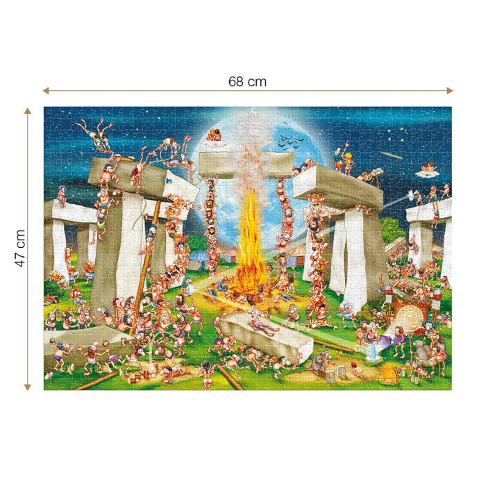 Puzzle adulți 1000 piese Cartoon Collection - Stonehenge-34586