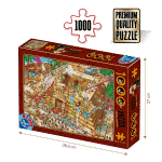 Puzzle adulți 1000 piese Cartoon Collection - Egyptian Pyramid -0