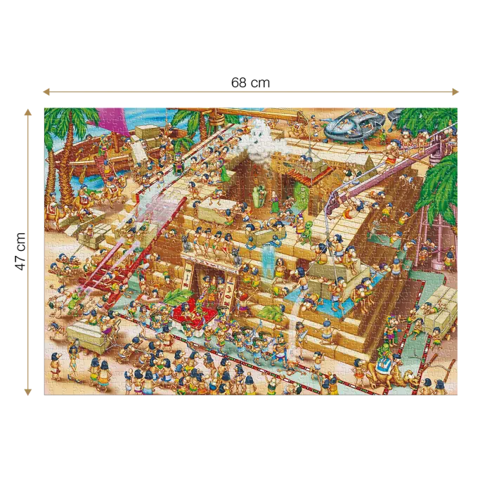 Puzzle adulți 1000 piese Cartoon Collection - Egyptian Pyramid -34592