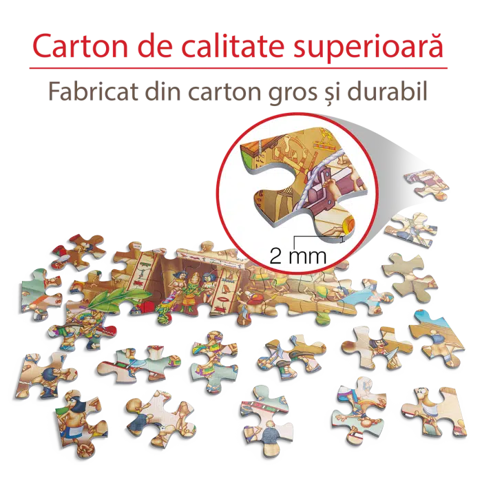 Puzzle adulți 1000 piese Cartoon Collection - Egyptian Pyramid -34591