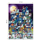Puzzle adulți 1000 piese Cartoon Collection - Santa Claus Party-35126