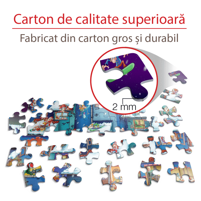 Puzzle adulți 1000 piese Cartoon Collection - Santa Claus Party-35125