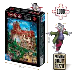 Puzzle adulți 1000 piese Cartoon Collection - Dracula -0