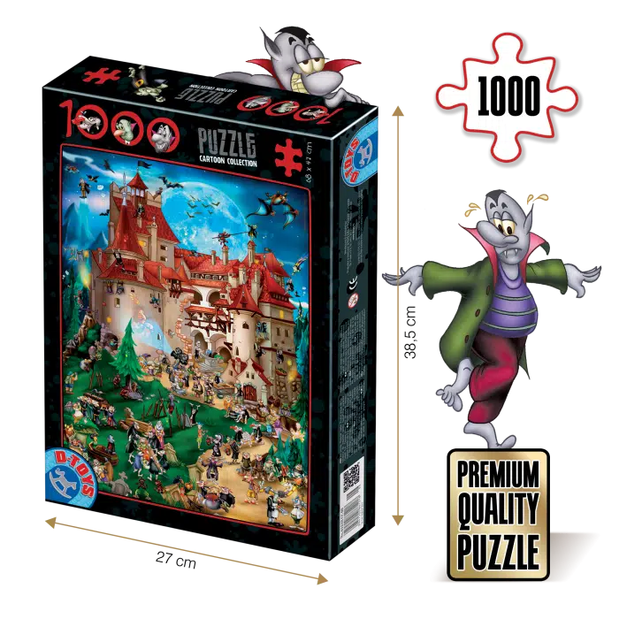 Puzzle adulți 1000 piese Cartoon Collection - Dracula -0