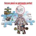 Puzzle adulți 1000 piese Cartoon Collection - Eiffel Tower-35220