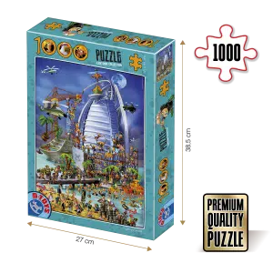 Puzzle adulți 1000 piese Cartoon Collection - Dubai-0