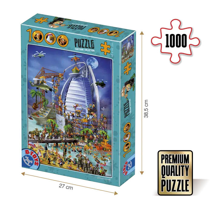 Puzzle adulți 1000 piese Cartoon Collection - Dubai-0