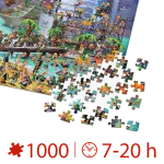 Puzzle adulți 1000 piese Cartoon Collection - Dubai-35135