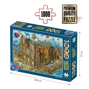 Puzzle adulți 1000 piese Cartoon Collection - Notre Dame-0