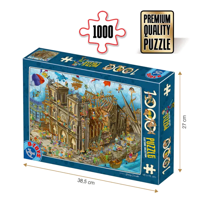 Puzzle adulți 1000 piese Cartoon Collection - Notre Dame-0