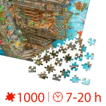 Puzzle adulți 1000 piese Cartoon Collection - Notre Dame-35213