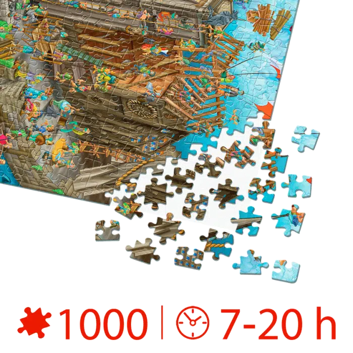 Puzzle adulți 1000 piese Cartoon Collection - Notre Dame-35213