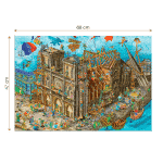 Puzzle adulți 1000 piese Cartoon Collection - Notre Dame-35216