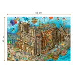 Puzzle adulți 1000 piese Cartoon Collection - Notre Dame-35216