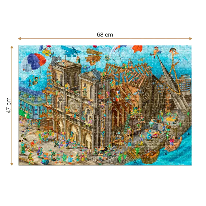 Puzzle adulți 1000 piese Cartoon Collection - Notre Dame-35216