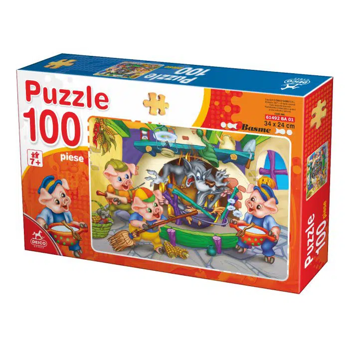 Puzzle - Basme - 100 Piese - 1-0