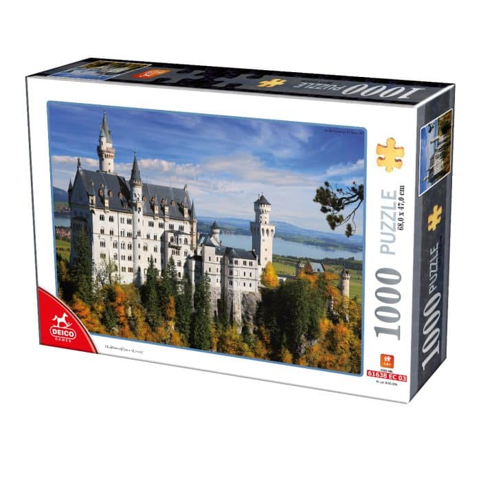 Puzzle - Castelul Neuschwanstein - Deico Games - 1000 Piese-0
