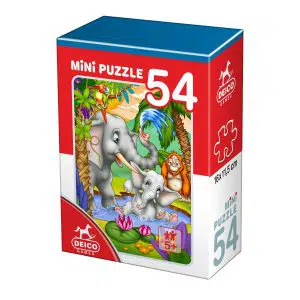 Mini Puzzle - Animale - 54 Piese - 2-0