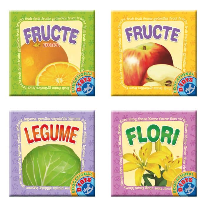 Set 4 Cărți Pliante - Fructe-0