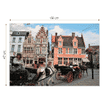 Puzzle adulți 1000 piese Peisaje de zi - Gent, Belgia -35482