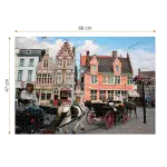 Puzzle adulți 1000 piese Peisaje de zi - Gent, Belgia -35482