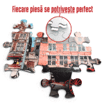 Puzzle adulți 1000 piese Peisaje de zi - Gent, Belgia -35480