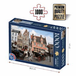 Puzzle adulți 1000 piese Peisaje de zi - Gent, Belgia -0