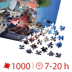 Puzzle adulți 1000 piese Peisaje de zi - Burano, Italia-35505